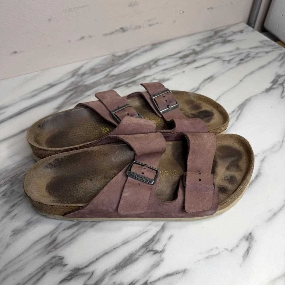 Birkenstock Arizona Regular Fit Soft Footbed Pink - US Men's 8 Women's 10 EUR 41